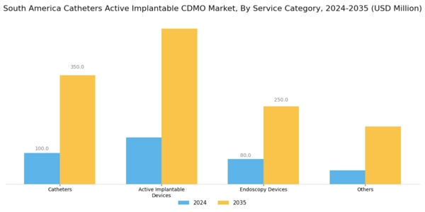 South America Catheters Active Implantable CDMO Market Segment Image 0