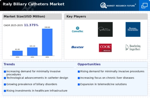 Italy Biliary Catheters Market Infographic