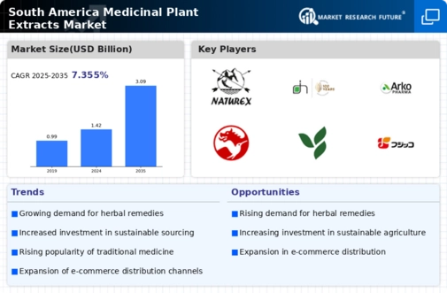 South America Medicinal Plant Extracts Market Infographic