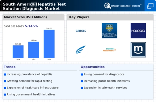 South America Hepatitis Test Solution Diagnosis Market Infographic