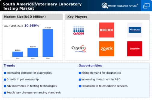 South America Veterinary Laboratory Testing Market Infographic
