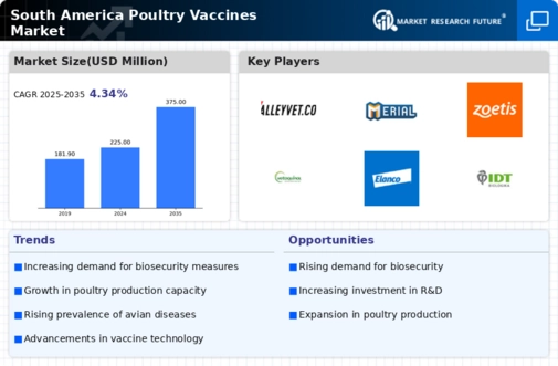 South America Poultry Vaccines Market Infographic