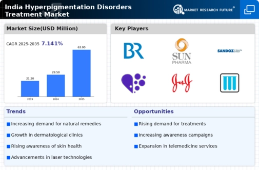 India Hyperpigmentation Disorders Treatment Market Infographic
