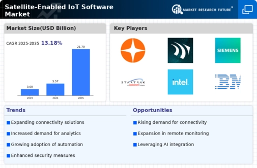 Satellite Enabled IoT Software Market Infographic