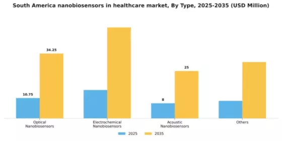 South America Nanobiosensors In Healthcare Market Segment Image 2
