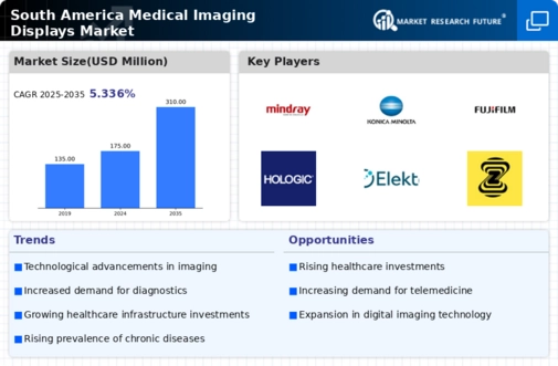 South America Medical Imaging Displays Market Infographic