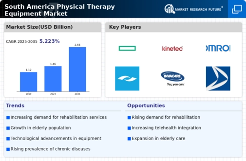 South America Physical Therapy Equipment Market Infographic