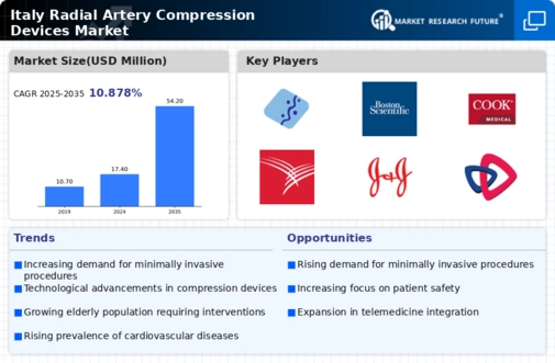 Italy Radial Artery Compression Devices Market Infographic