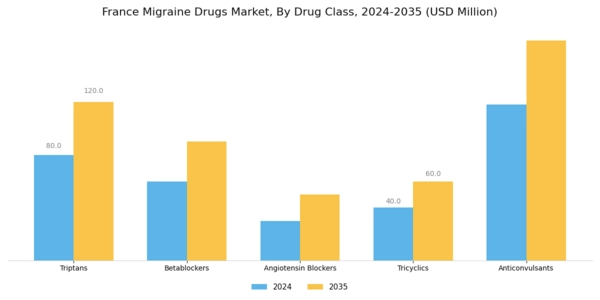 France Migraine Drugs Market Segment Image 3