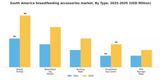 South America Breast Feeding Accessories Market Segment Image 3