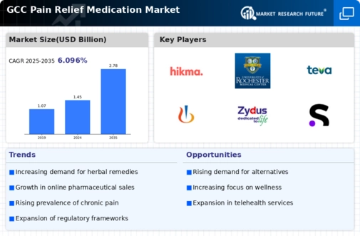 GCC Pain Relief Medication Market Infographic
