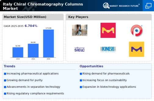Italy Chiral Chromatography Columns Market Infographic