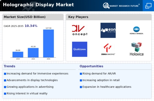 Holographic Display Market Infographic