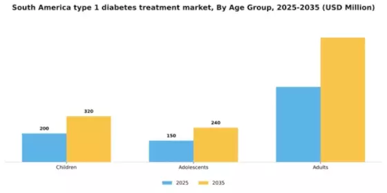 South America Type 1 Diabetes Treatment Market Segment Image 0