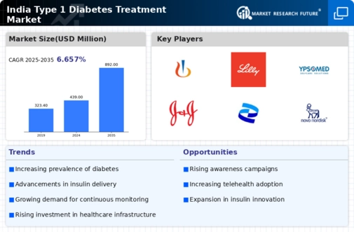India Type 1 Diabetes Treatment Market Infographic