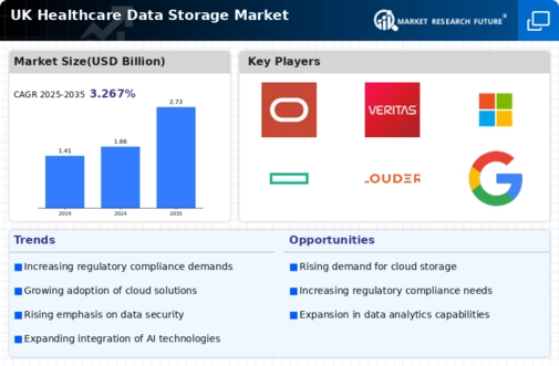 UK Healthcare Data Storage Market Infographic