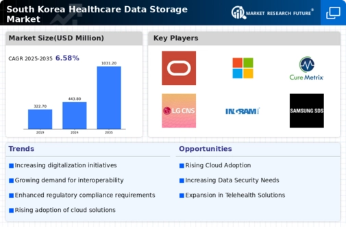 South Korea Healthcare Data Storage Market Infographic