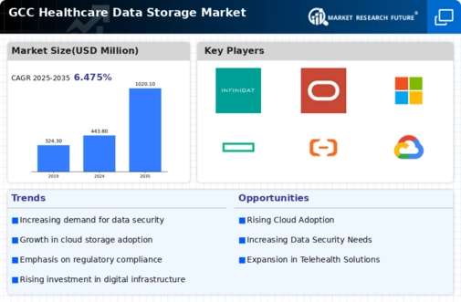 GCC Healthcare Data Storage Market Infographic