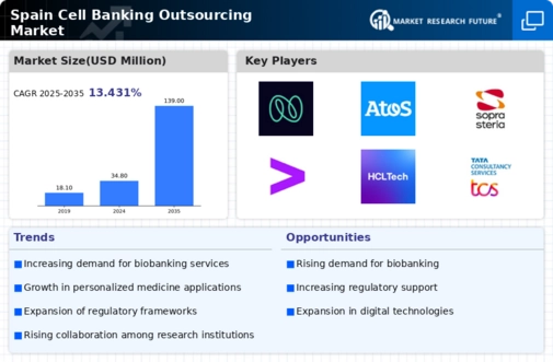 Spain Cell Banking Outsourcing Market Infographic