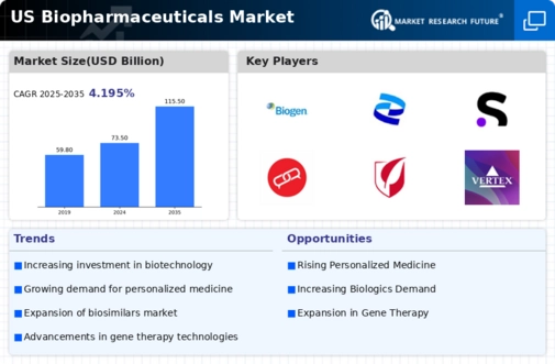 US Biopharmaceuticals Market Infographic