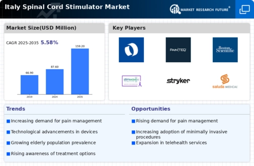 Italy Spinal Cord Stimulator Market Infographic