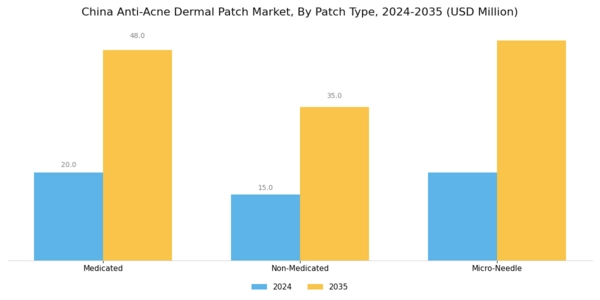 China Anti Acne Dermal Patch Market Segment Image 1