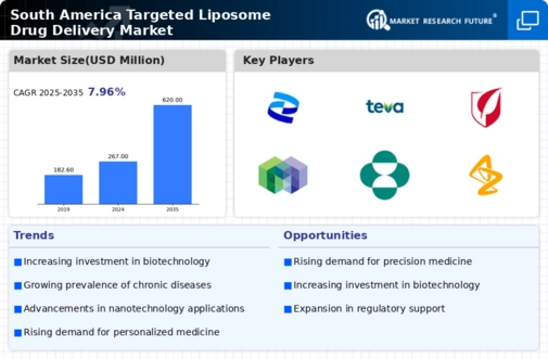 South America Targeted Liposomes Drug Delivery Market Infographic