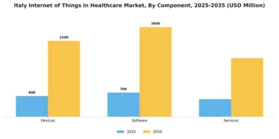 Italy Internet of Things in Healthcare Market Segment Image 1