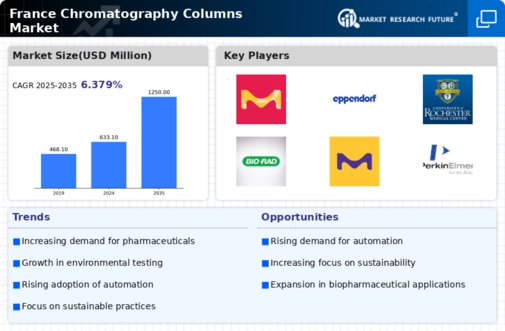 France Chromatography Columns Market Infographic