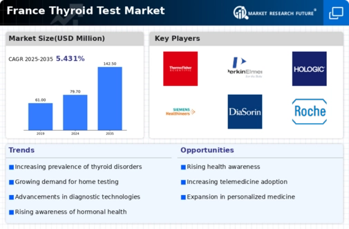 France Thyroid Test Market Infographic