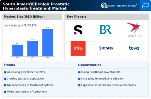South America Benign Prostatic Hyperplasia Treatment Market Infographic