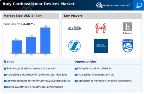 Italy Cardiovascular Devices Market Infographic