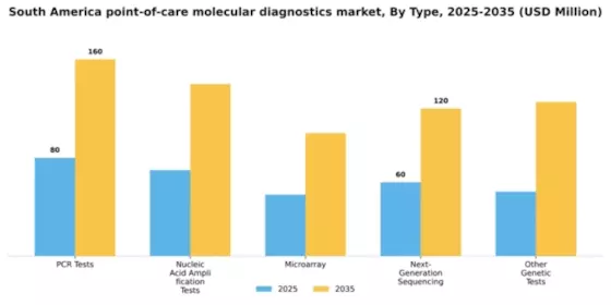 South America Point of Care Molecular Diagnostics Market Segment Image 3
