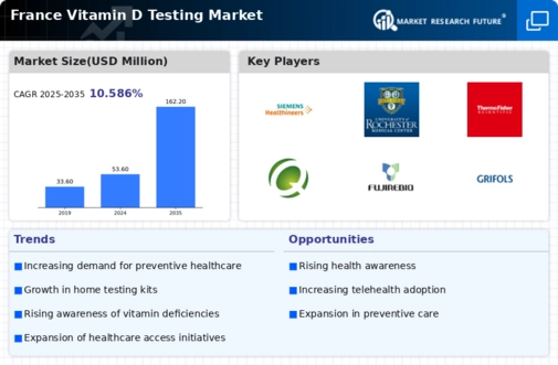 France Vitamin D Testing Market Infographic