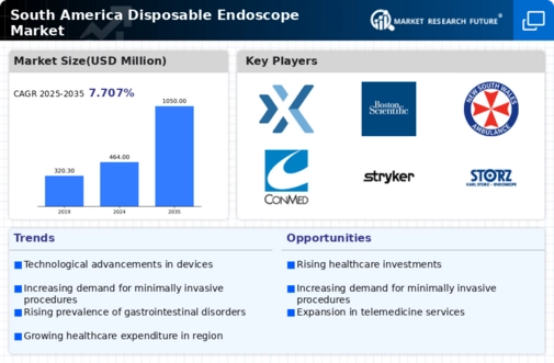 South America Disposable Endoscope Market Infographic