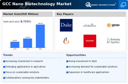 GCC Nano Biotechnology Market Infographic