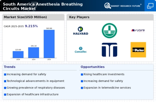 South America Anesthesia Breathing Circuits Market Infographic