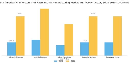 South America Viral Vectors Plasmid DNA Manufacturing Market Segment Image 1