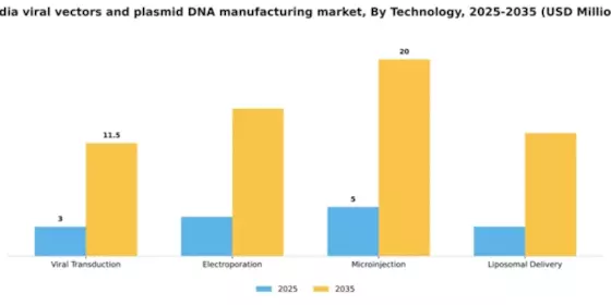 India Viral Vectors and Plasmid DNA Manufacturing Market Segment Image 2