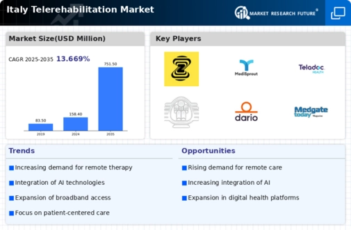 Italy Telerehabilitation Market Infographic