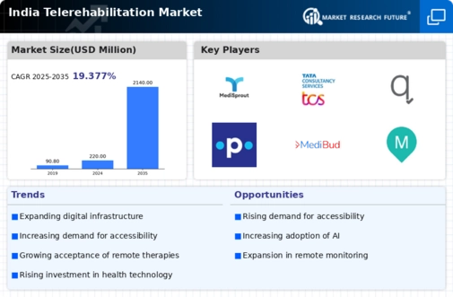 India Telerehabilitation Market Infographic