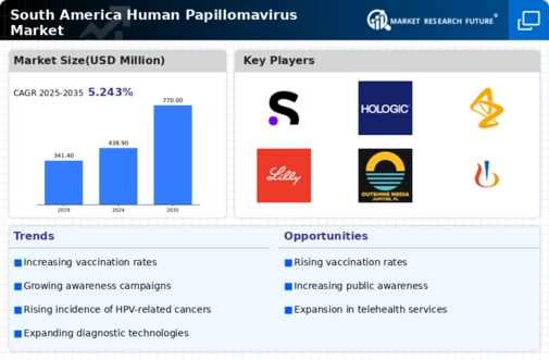 South America Human Papilloma Virus Market Infographic