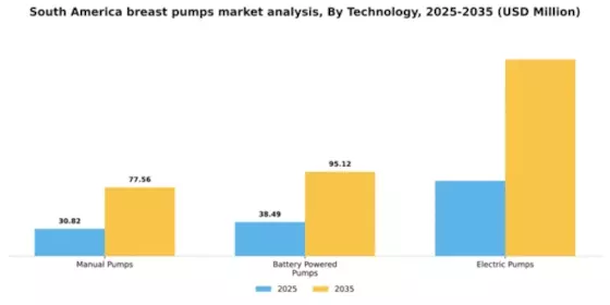 South America Breast Pumps Market Segment Image 2