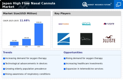 Japan High Flow Nasal Cannula Market Infographic