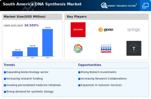 South America DNA Synthesis Market Infographic