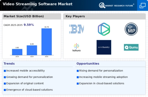 Video Streaming Software Market Infographic