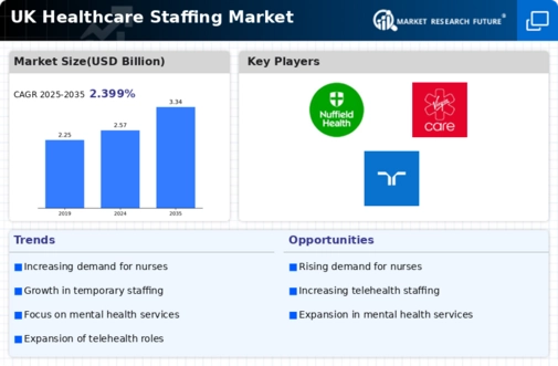 UK Healthcare Staffing Market Infographic