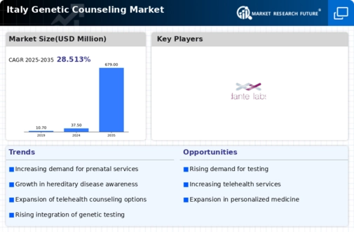 Italy Genetic Counseling Market Infographic