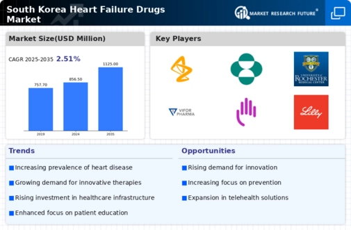 South Korea Heart Failure Drugs Market Infographic