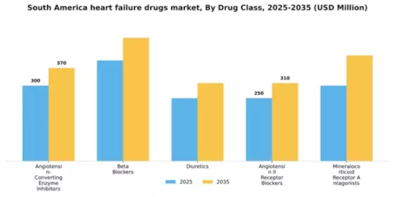 South America Heart Failure Drugs Market Segment Image 2